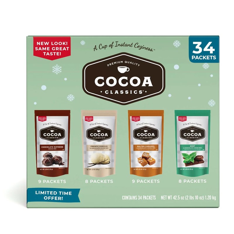 Hot Cocoa Mix Variety Pack | (34 - Count)