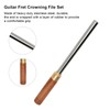 Guitar Fret Crowning File Set Edge Dressing File Kit Luthier