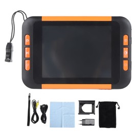 3.5 Inch LCD Portable Digital Video Magnifier 2‑32X Electronic Reading Aid for Low Vision Reading Writing Viewing Maps Books 100‑240V EU Plug
