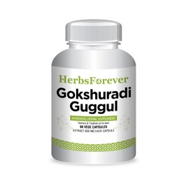 Herbsforever Gokshuradi Guggul-Kidney Bladder & Urinary Track Health,Urogenital, Reproductive Care for Men & Women| Triphala,Trikatu & Potent Herb Extracts| Ayurvedic Authentic|90Veg Capsules|800mg