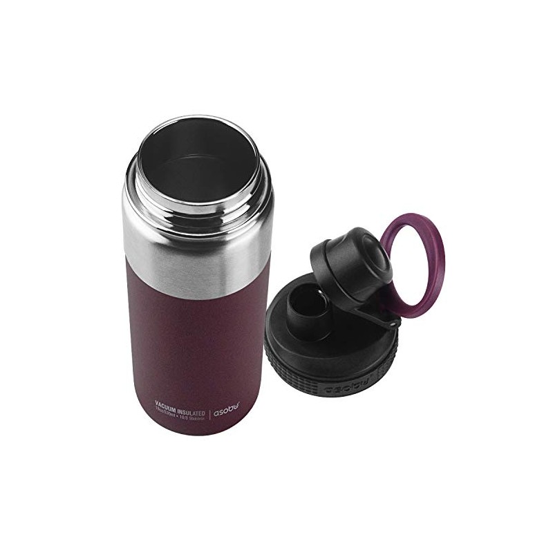 Asobu BPA Free Alpine 18oz Bottle Stainless Steel Water Bottle
