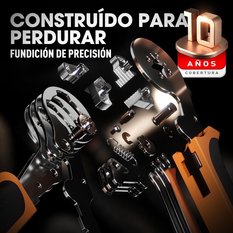 SOMELINE® Juego de herramientas de crimpado (AWG 24-8) Juego de