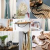58 Inches String Garland Farmhouse Wooden Beads Rustic Boho Wood