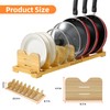 Asufarich Pots and Pans Organizer Under Cabinet, Cutting Board/Baking Sheets