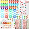 Kesote 144Pcs Christmas Party Favor Pack Christmas Ink Stampers /Xmas