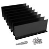 Memrita 8 Pcs Gutter Valley Splash Guards Roof Rain Diverter,