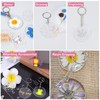 Annyswit 96 Pcs Keyring Making kit, 4 Styles Acrylic Blanks