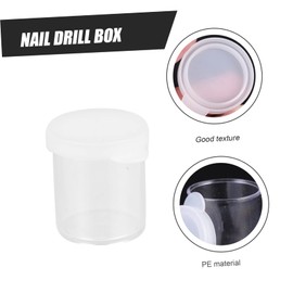 Ciieeo 50pcs Mini Storage Boxes for Pigments and Nail Art Round Containers for Crafting Painting and Projects Secure