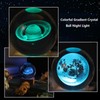 HeZhiNing Crystal Ball Night Light Creative Night Scene Astronomy 3D