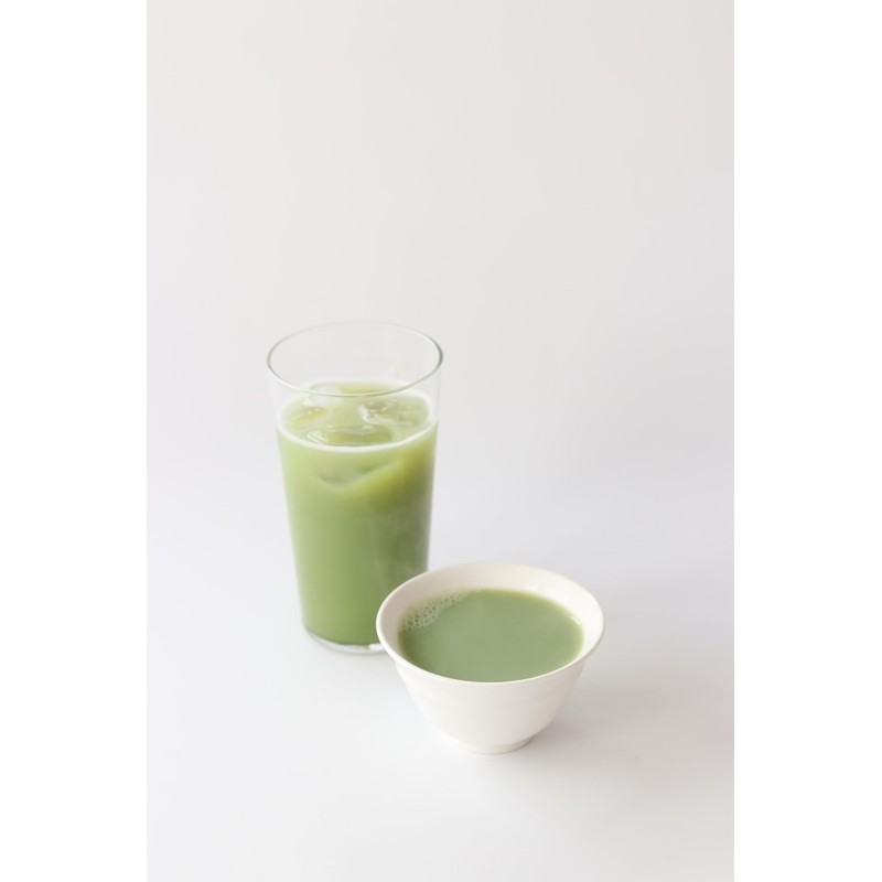 Koshiwaen Hikuru Organic Matcha Latte, 3.5 oz (100 g) x