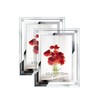 HORLIMER 2 Pack 4x6 Picture Frame, Glass Photo Frames 4