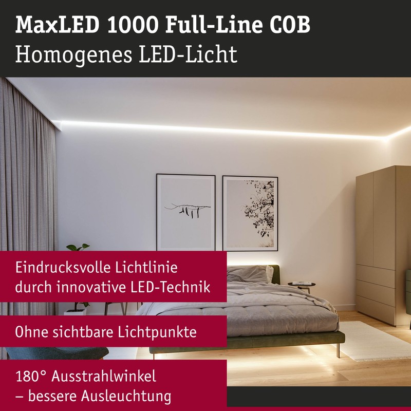 Paulmann 71114 MaxLED 1000 LED Strip Full-Line COB 1.5 m