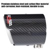 Carbon Fiber Stainless Steel Exhaust Tail Pipe Tail Pipe Tailpipe