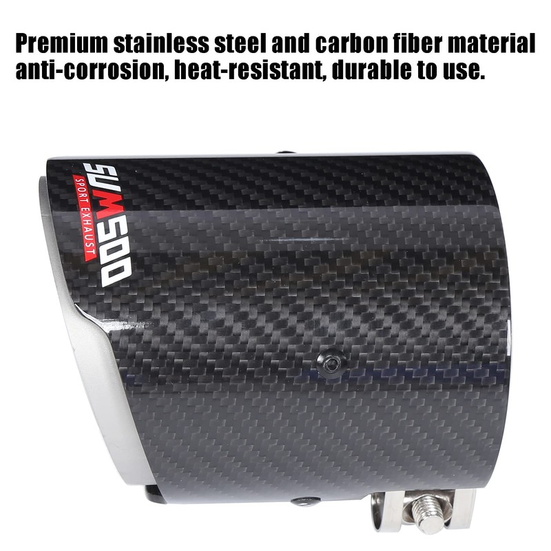Carbon Fiber Stainless Steel Exhaust Tail Pipe Tail Pipe Tailpipe
