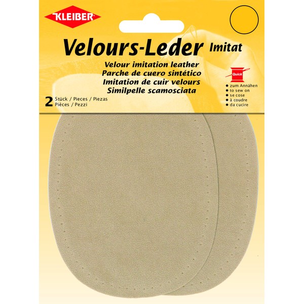 Kleiber 12.5 x 10 cm Imitation Suede Leather Sew on