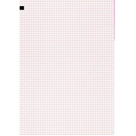 450 Sheets Bulk Quantity Thermal ECG Paper for Edan SE-1200 Express, SE-12 Express and for Marquette MAC1200, 3 Packs, Each Pack Size 210mmx297mmx150 sheets EKG Paper,Premium 80gsm Recording Paper