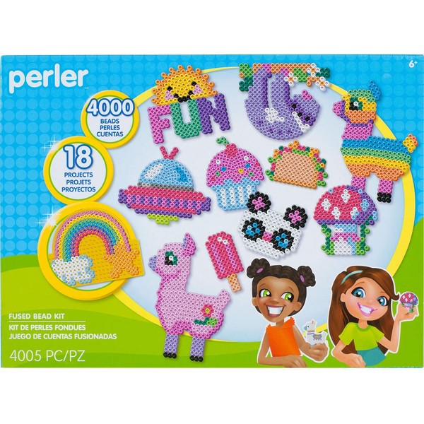 Perler Summer Fun Deluxe Box Beads Kit, 4000pcs
