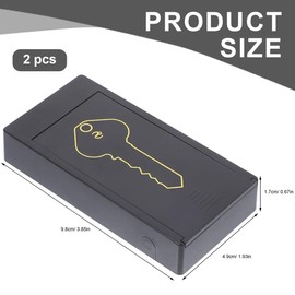 WUSJCOF Magnetic Key Cabinet Strong Magnetic Key Holder for Car Home Garage Office Key Hiding Place