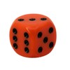 DND Dice Set-Chessex D&D Dice-16mm Opaque Orange and Black Plastic