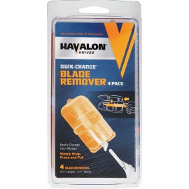 Havalon 4 Pack Orange Plastic Piranta-Style Knife Blade Removers BRC4P
