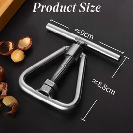 Metal Nut Cracker Tool Nutcracker Kitchen Tool Stainless Steel Pecan Cracker Nutcracker Tool for All Sorts of Nuts