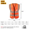 HYCOPROT Safety Vests High Visibility Reflective Vest Executive Manager Jacket