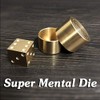 Super Mental Die (Brass) Magic Tricks Magician Close Up Illusions