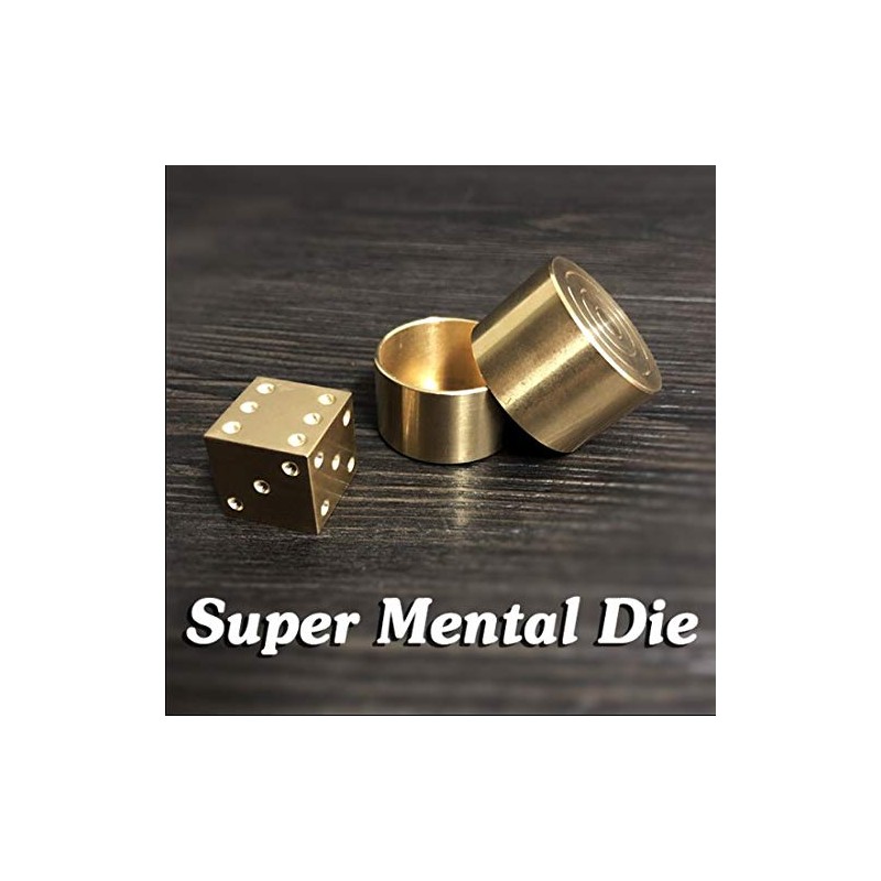 Super Mental Die (Brass) Magic Tricks Magician Close Up Illusions