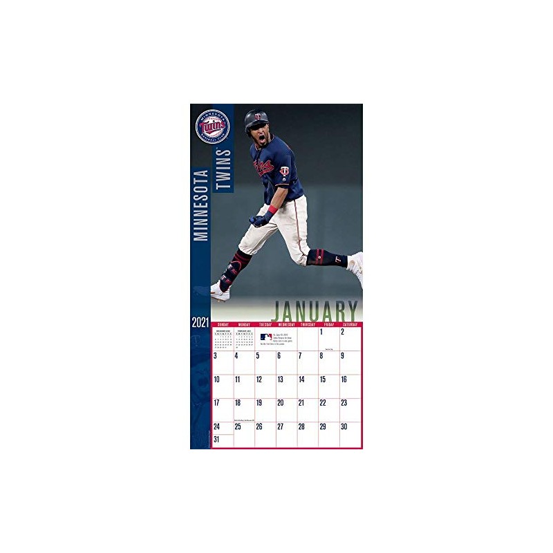 Minnesota Twins 2021 Calendar