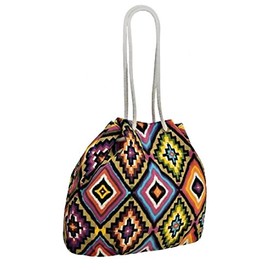 EyeCatchBags - Psychedelic Aztec Ladies Canvas Shoulder Bag Multi