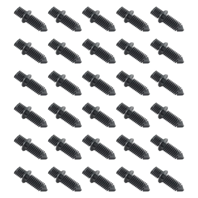 Topkidame 30pcs Double End Xmas Tree Retainer Clip Fastener 11/32"