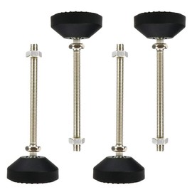 LC LICTOP 4Pcs M8x100 Thread Furniture Glide Swivel Leveling Mount Heavy Duty Machine Leveling Feet 2" Dia Metal Adjustable Leveling Feet