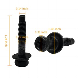 41085 Air Filter Screw Engine Air Filter Box Cover Screw Bolts, Air Cleaner Fastener Compatible with Honda Civic CR-V Odyssey Element 90091-RAA-A00 / 90091-P36-000/41085,8 Pack