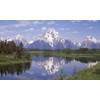Biggies- Window Well Scenes Wall Art- Mountain Two, 60" x 120"