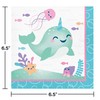 Narwhal Party Napkins, 16 ct