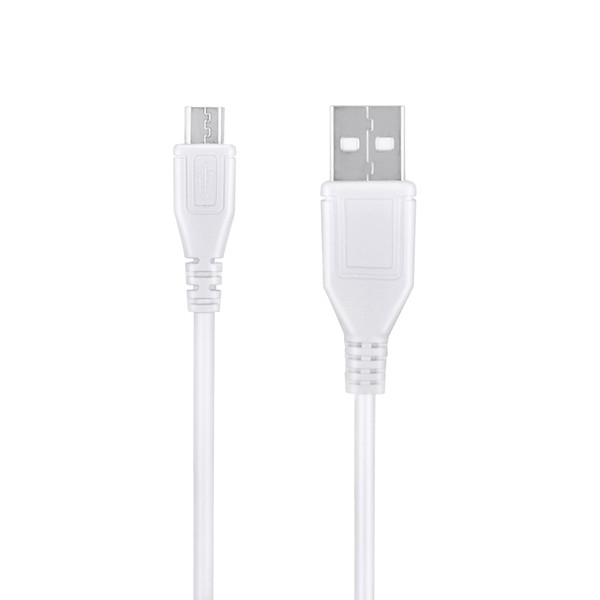 Digipartspower 5ft White Micro USB Data/Charging Cable Cord for Motorola