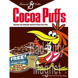Cocoa Puffs Vintage Cereal Box High Quality Metal Fridge Magnet 3x4 7578