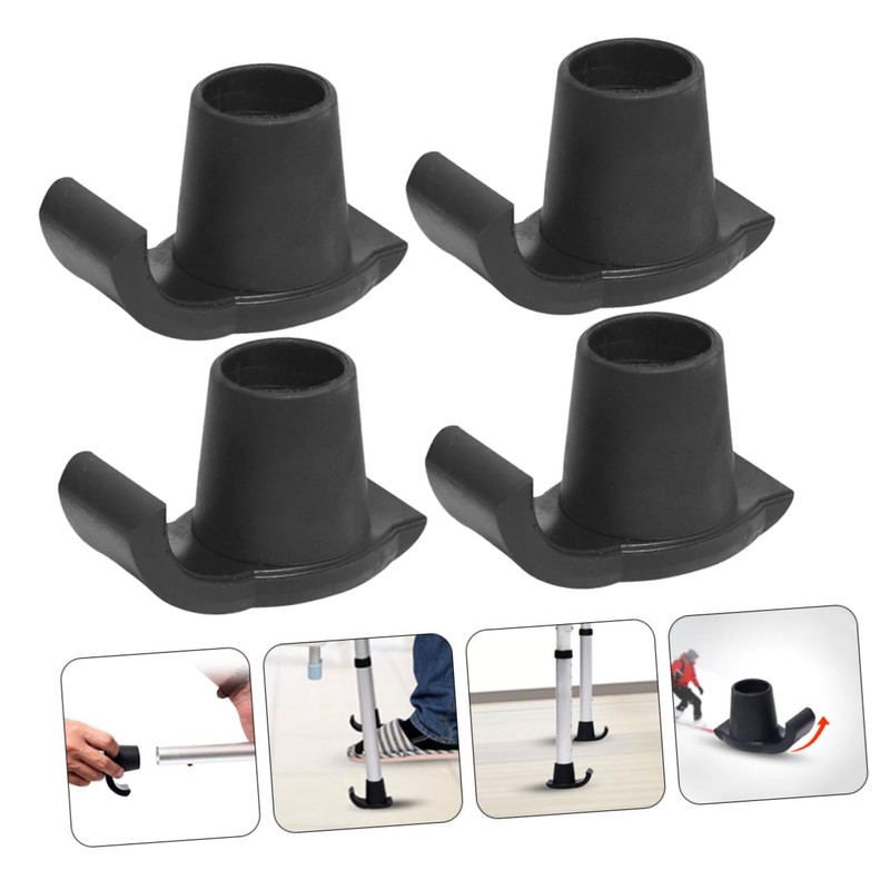 TOVINANNA 2sets Practical Walker Ski Glides Portable Sliders Walker Ski