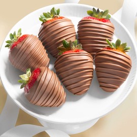 Golden State Fruit 6 Piece Magical Milk Chocolate Covered Strawberries