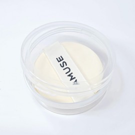 Round Makeup Cushion Powder Puff Storage Case Case 25ea