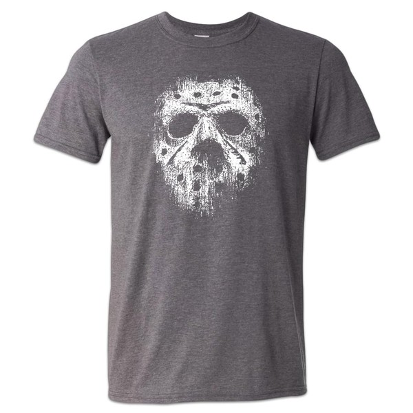 Nature V Society, Distressed Jason Mask Shirt Camp Crystal Lake