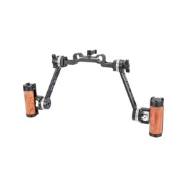 SZRIG Adjustable Handle Grip with M6 Rosette Extension Arm & 15mm Railblock for DLSR Camera Shoulder Rig