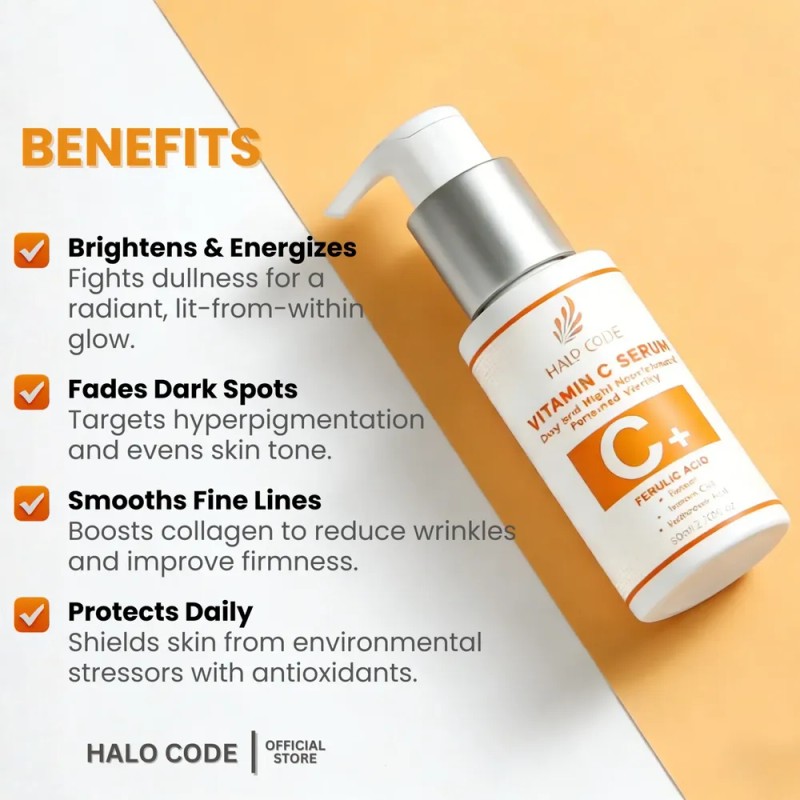 Sérum Facial: Vitamina C, Retinol, Ácido Hialurónico.