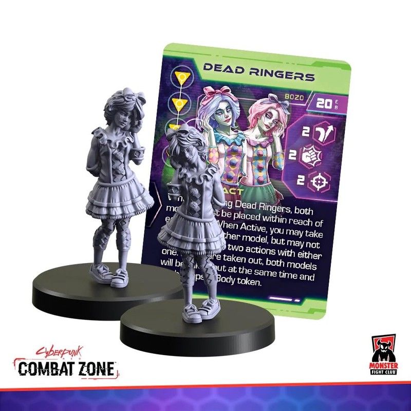 Monster Fight Club Cyberpunk: Combat Zone - Bozos Starter Gang