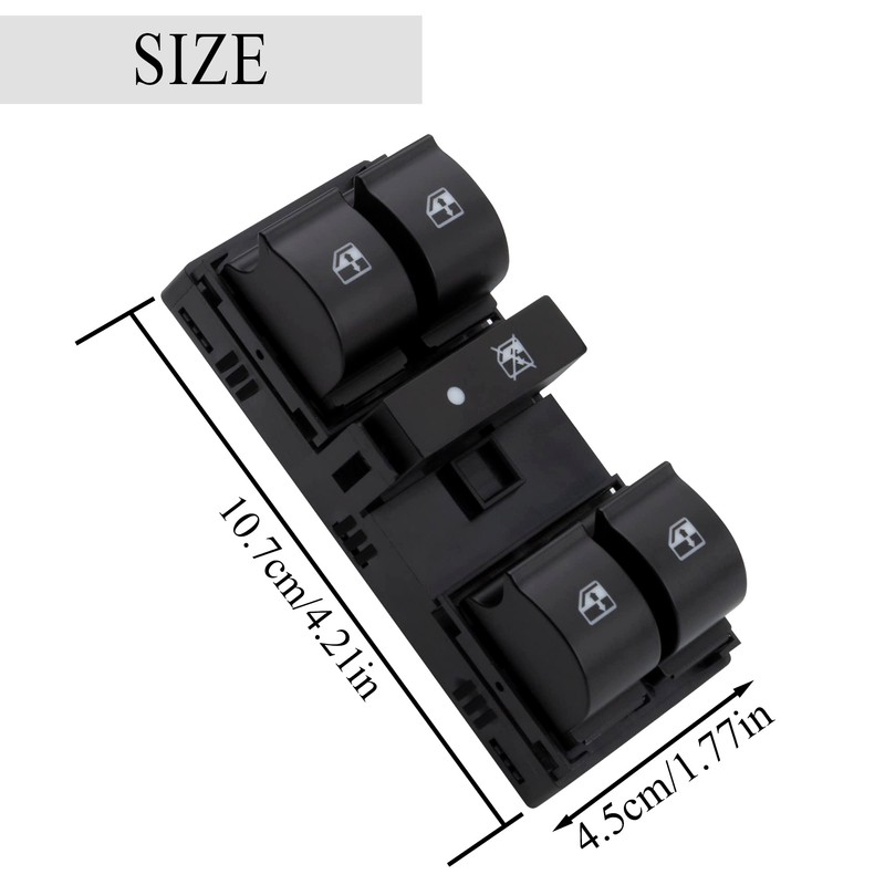 KASturbo Power Window Regulator Switch Electric Window Regulator Button with