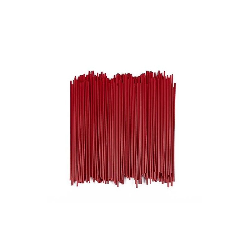 Disposable Collins Straws - Cocktail Straws (Red, 500)