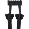 Berkshire Women's Lace Garter with Stockings 4909, Black, AB