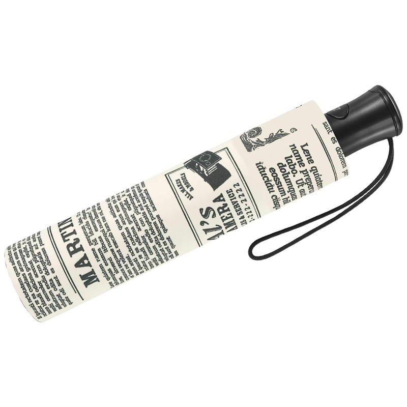 Newspaper Umbrella, Pocket umbrella open automatically, Compact
