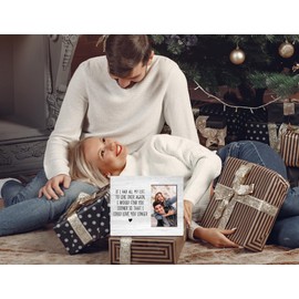 Orchroma Couples Gifts Picture Frame,Romantic Marriage Gifts for Couples,Long Distance Relationship Gifts for Him Her,Birthday Gifts Love Picture Frame (Love you longer)