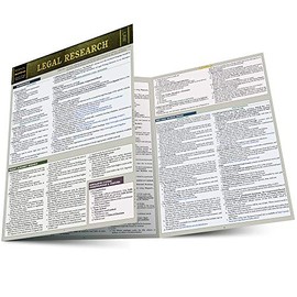 Legal Research: a QuickStudy Laminated Law Reference